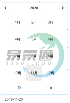 鼎点注册景区票务系统：时间控件