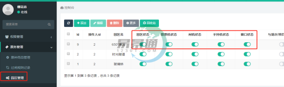 鼎点注册景区票务系统：园区管理