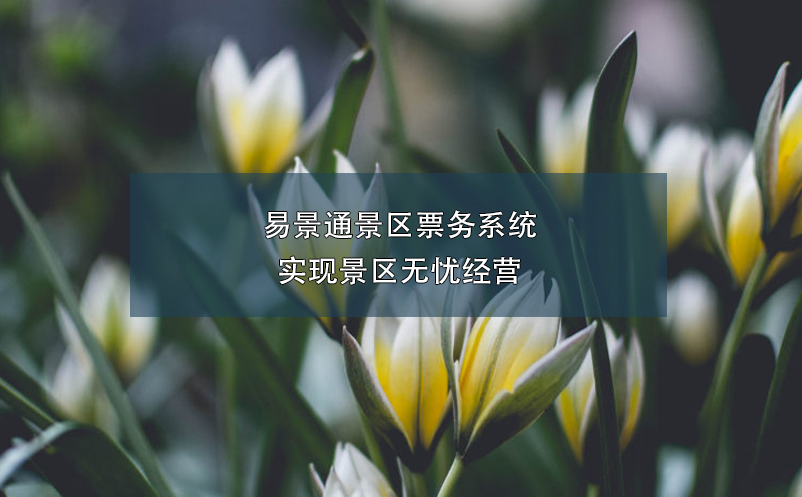 鼎点注册景区票务系统实现景区无忧经营