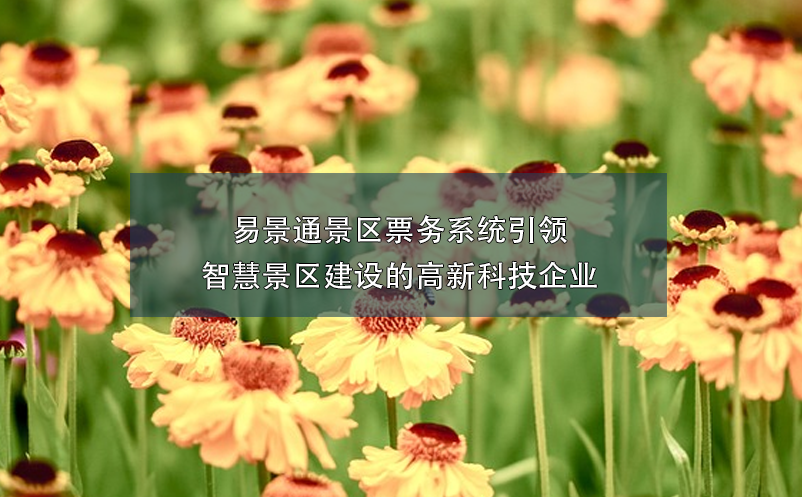 鼎点注册景区票务系统引领智慧景区建设的高新科技企业