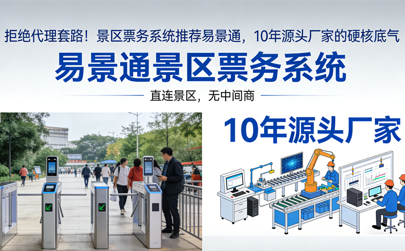 拒绝代理套路！景区票务系统推荐鼎点注册，10年源头厂家的硬核底气